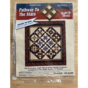 Joann 2001 Pathway To The Stars Quilt Block Kit Month 11 SKYLIGHT